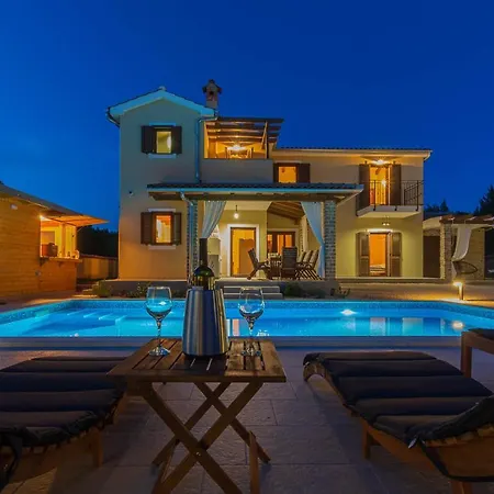 David - Luxurious Secluded With A Heated Pool Butkovici (Istria)